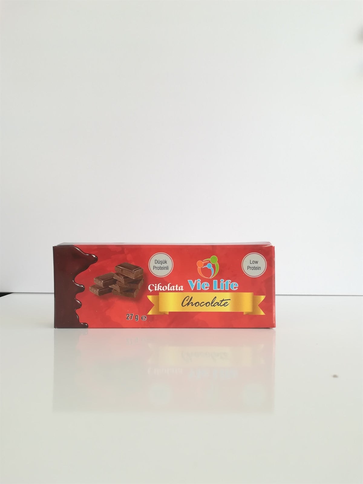 Vie Life Düşük Proteinli ve Glutensiz Tablet Çikolata 27gGlutensiz Ürünler