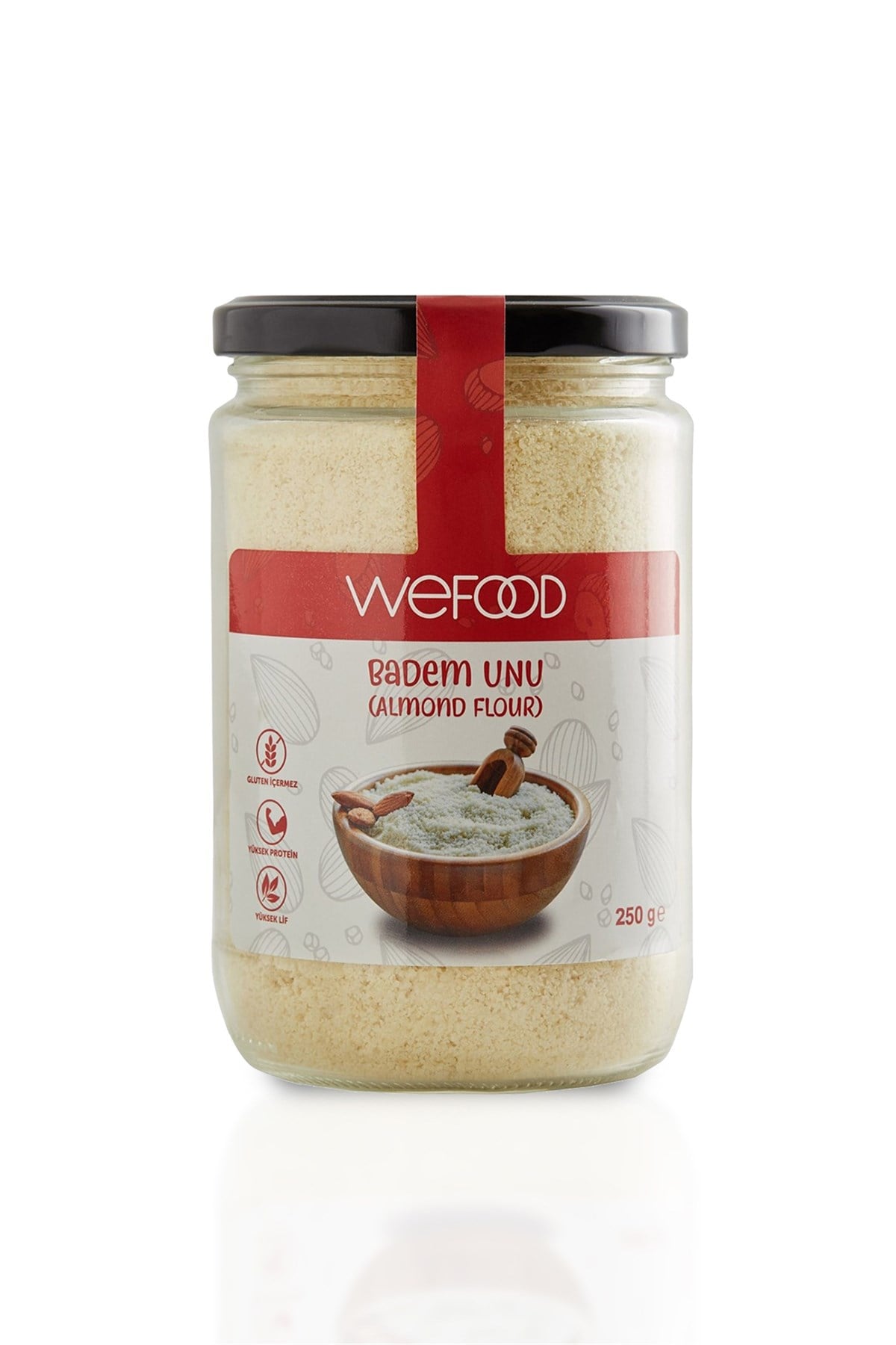 Wefood Glutensiz Badem Unu 250 grGlutensiz Pasta Malzemeleri