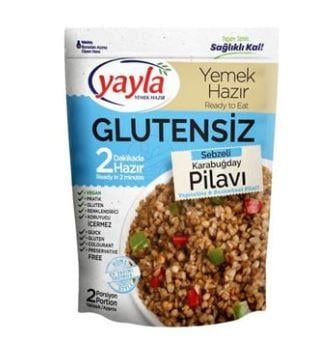 Yayla Glutensiz Sebzeli Karabuğday Pilavı 250 grGlutensiz Yemeklikler