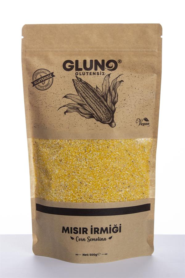 Gluno Glutensiz Mısır İrmiği 500 grGlutensiz Ürünler