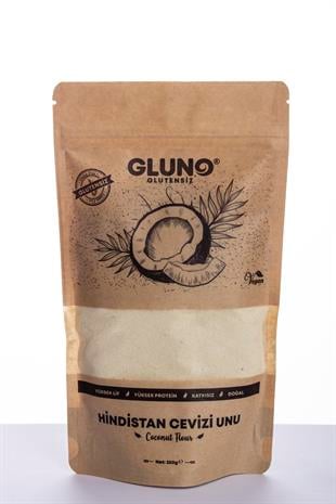 Gluno Glutensiz Hindistan Cevizi Unu 250 grGlutensiz Ürünler