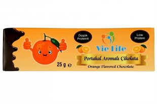 Vie Life Düşük Proteinli Portakal Aromalı Çikolata 25 GramDüşük Proteinli Ürünler
