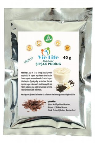 Vie Life Düşük Proteinli Vanilyalı Puding Karışımı 40 GramDüşük Proteinli Ürünler