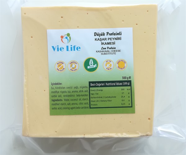Vie Life Düşük Proteinli Kaşar Peyniri 300g