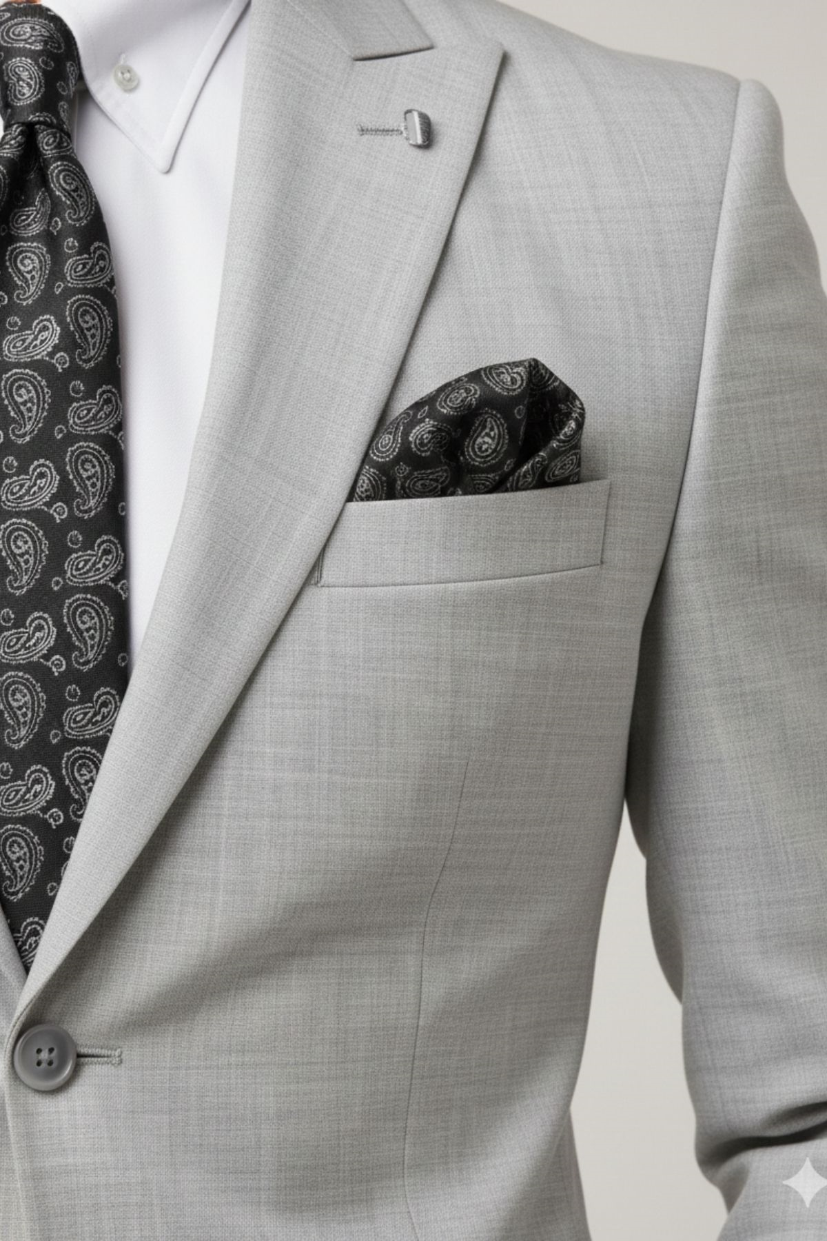 Gri Slim Fit Yelekli Takım Elbise HT1004
