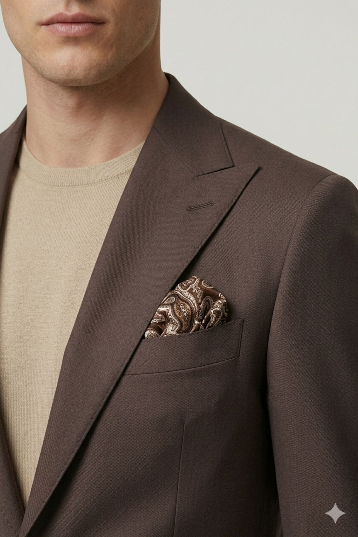 Kahverengi Slim Fit Pantolon Yelek Ceket Takım Elbise HT7265