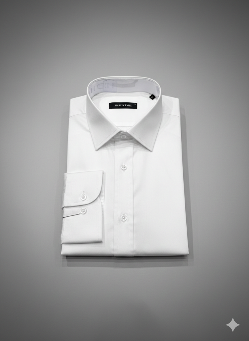 Slim Fit Beyaz Erkek Gömlek