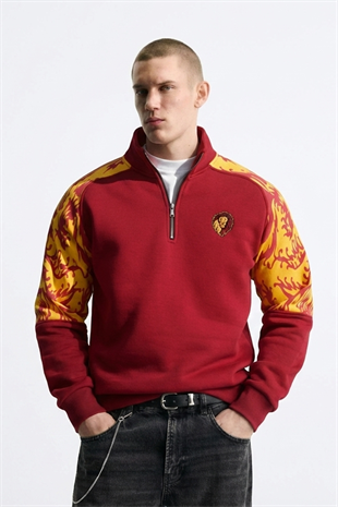 Aslan Gold Fermuarlı | Oversize