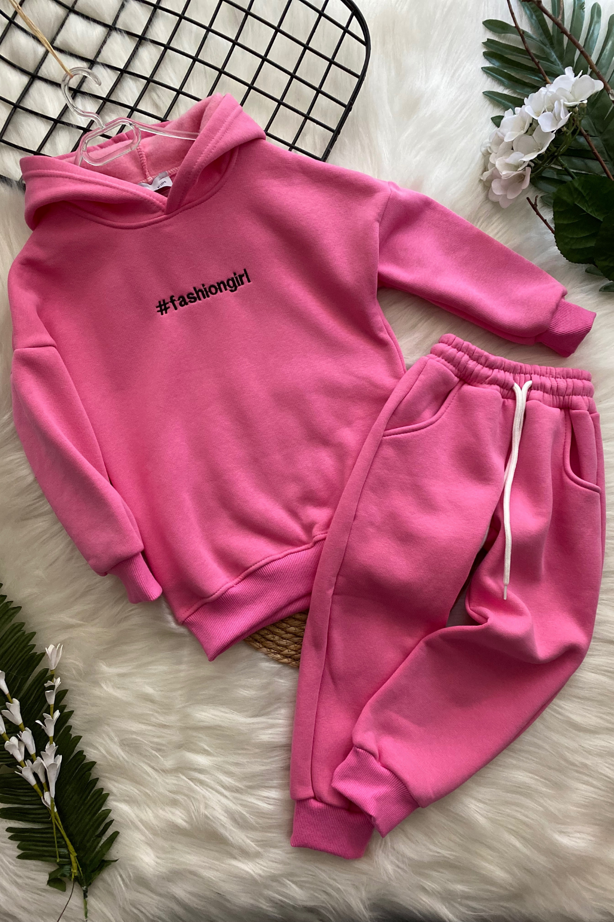 Fashion Girl Kız Çocuk Takım Pembe