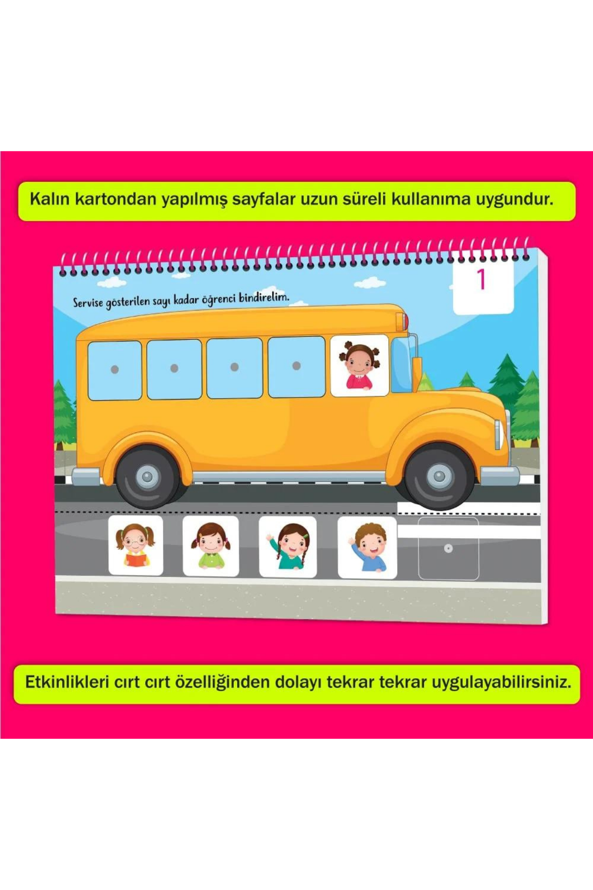 Konuşma ve Dikkati Geliştiren Cırt Cırtlı Etkinlik Kitabım: 2-4 yaş