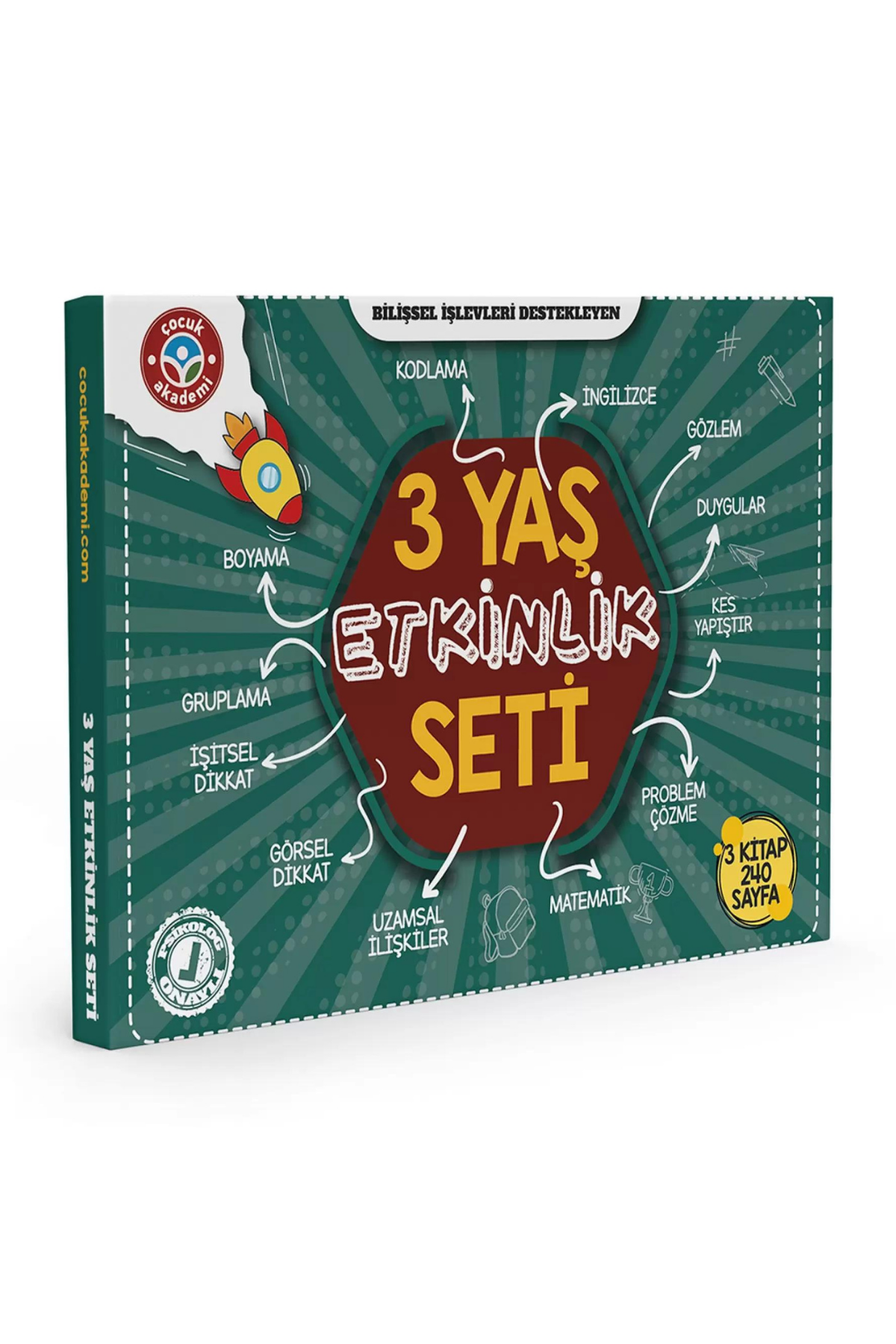 3 Yaş Etkinlik Seti Çocuk Akademi