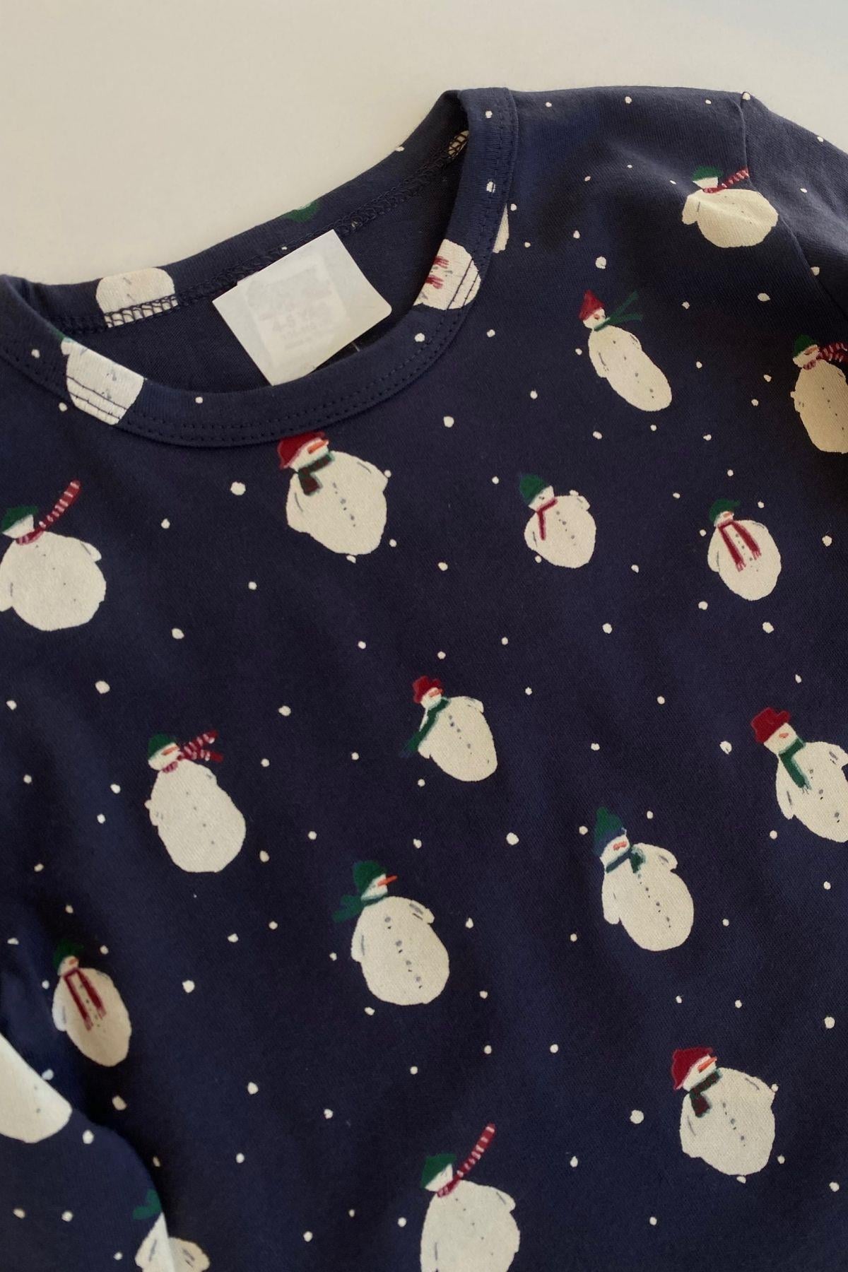 Kardanadam Desen Unisex Çocuk Pijama Takımı