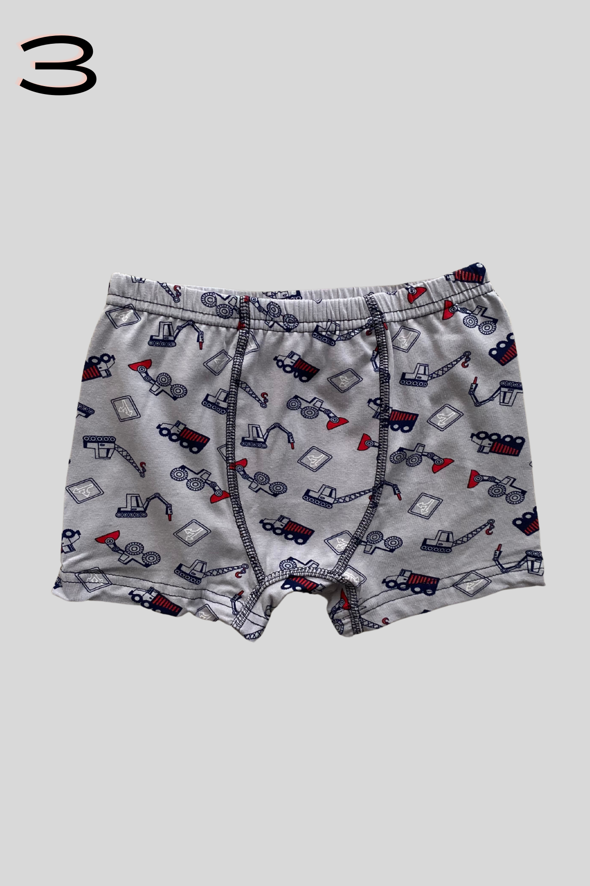 Desenli Erkek Çocuk Boxer