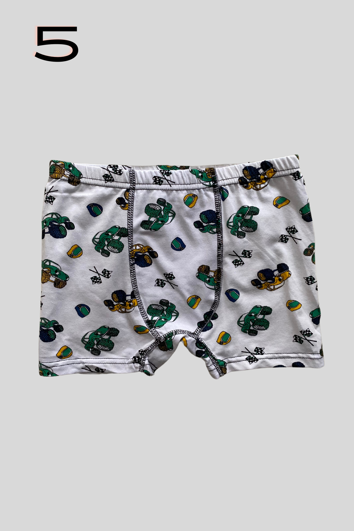 Desenli Erkek Çocuk Boxer