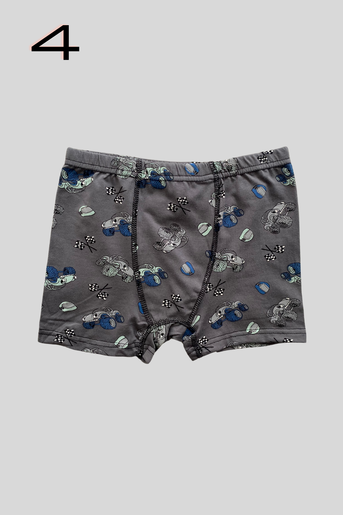 Desenli Erkek Çocuk Boxer