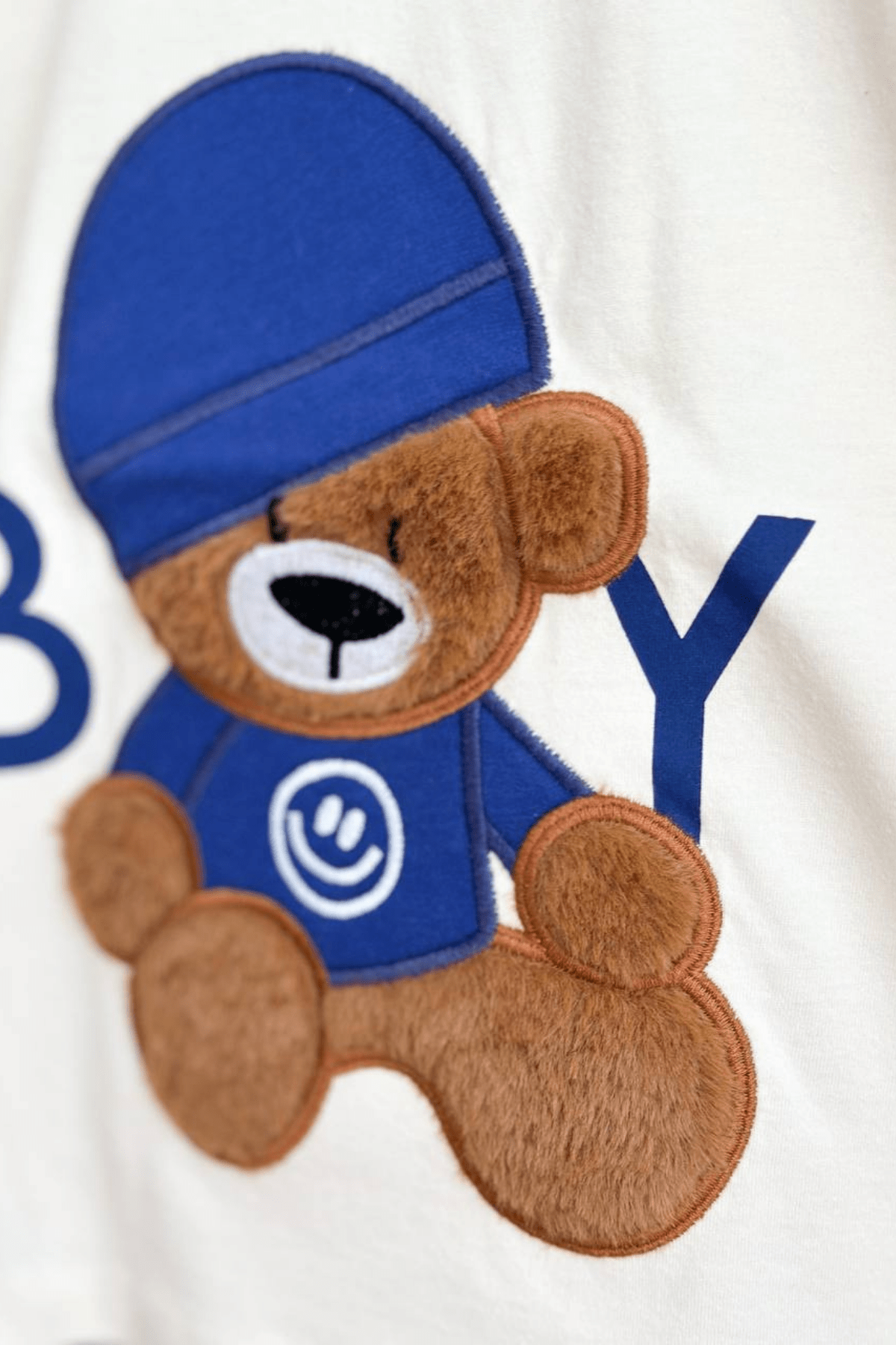 2-8 Yaş Ayıcıklı Erkek Çocuk Takım Mavi