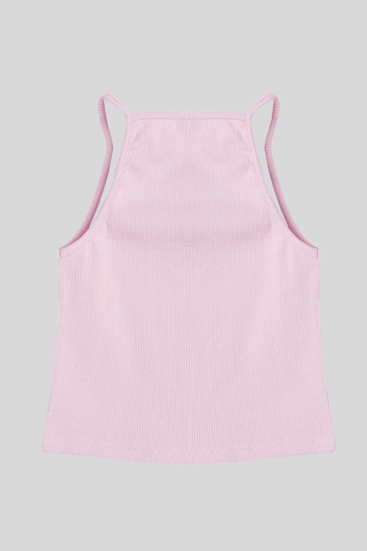 4-14 Yaş Benetton Kalp Baskılı Kız Çocuk Atlet Pembe