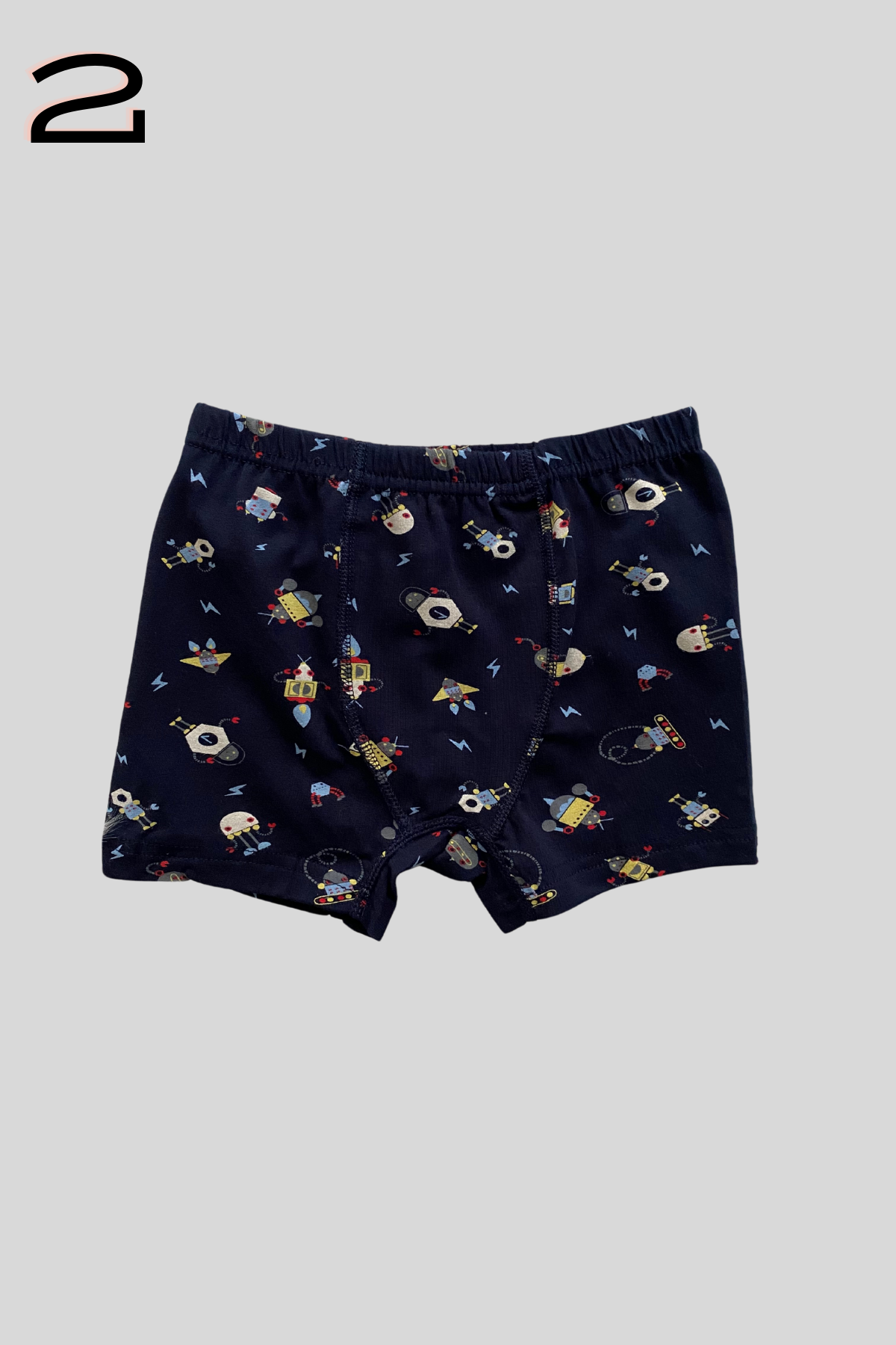 Desenli Erkek Çocuk Boxer