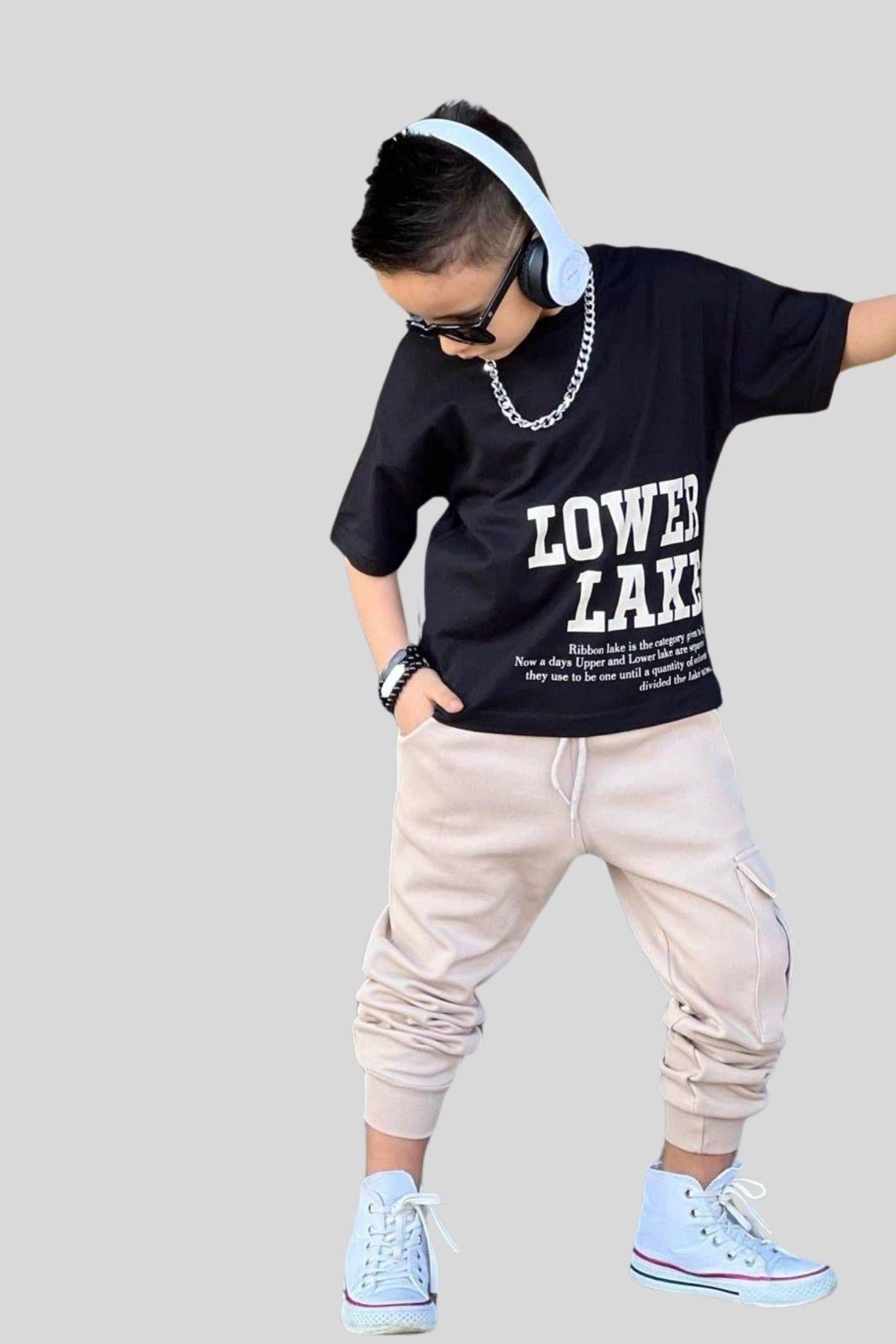 3-12 Yaş Cool Lower Kısa Kollu Erkek Çocuk Takım