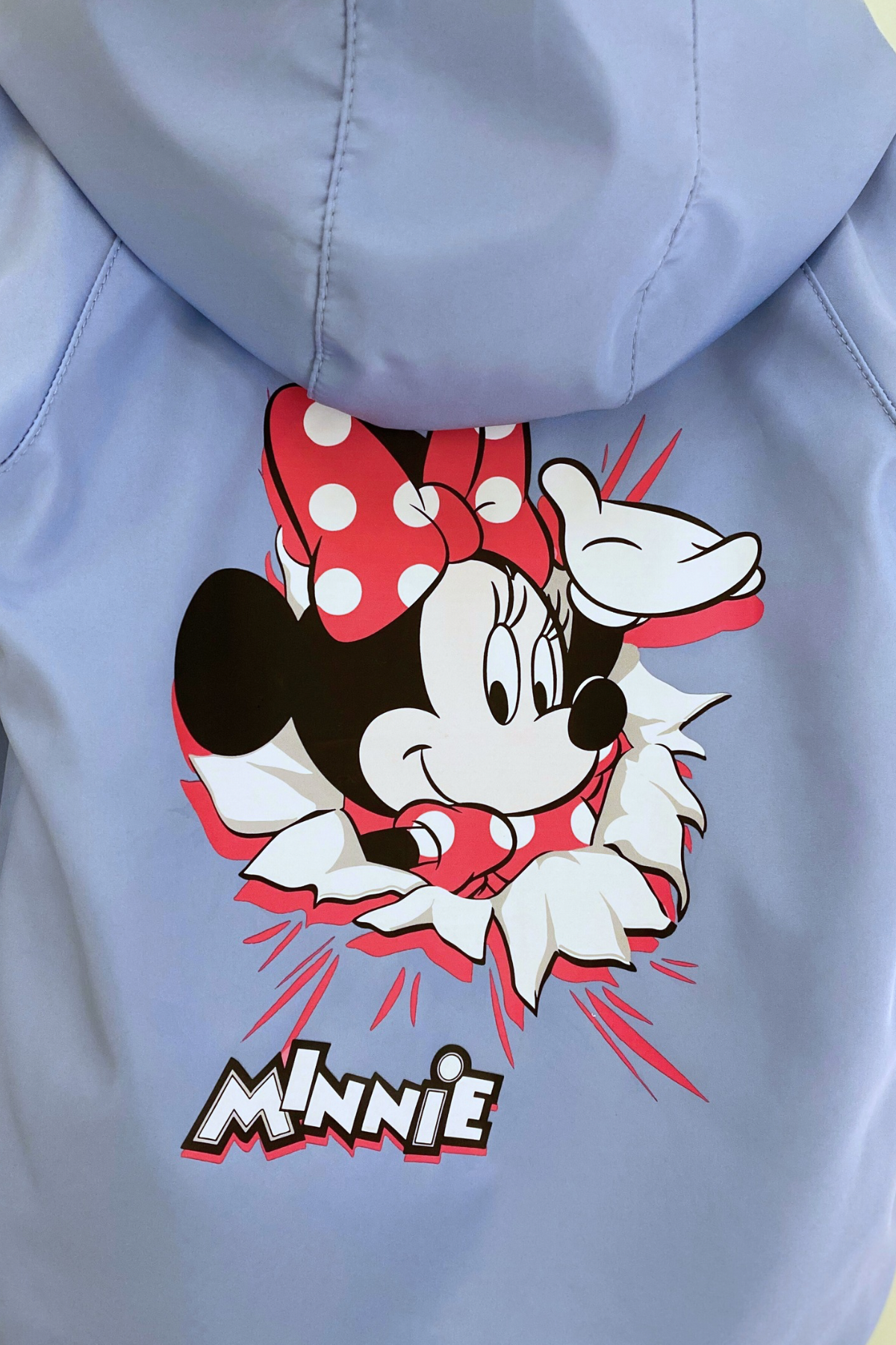 3-10 Yaş Karakter Detay Kız Çocuk Yağmurluk Mavi