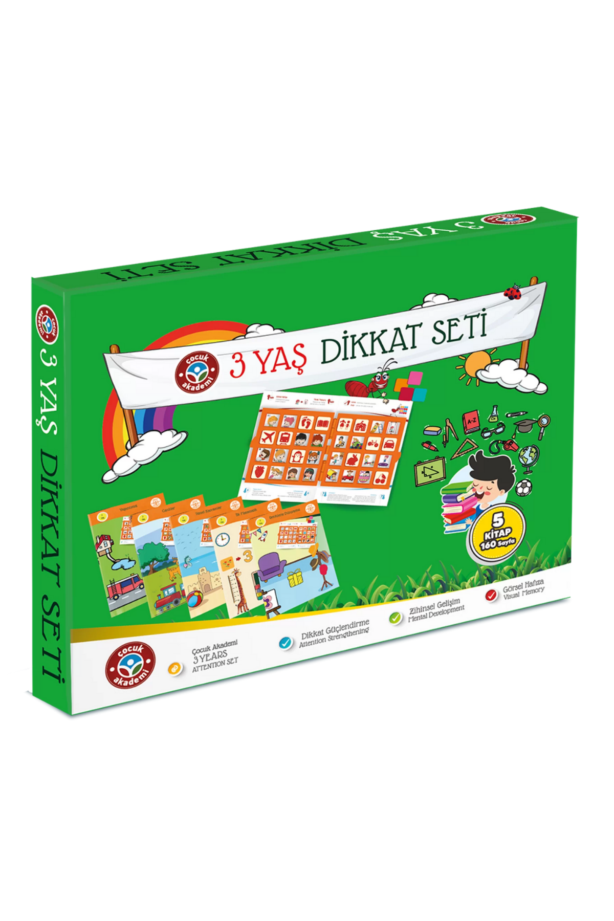 3 Yaş Dikkat Seti Çocuk Akademi