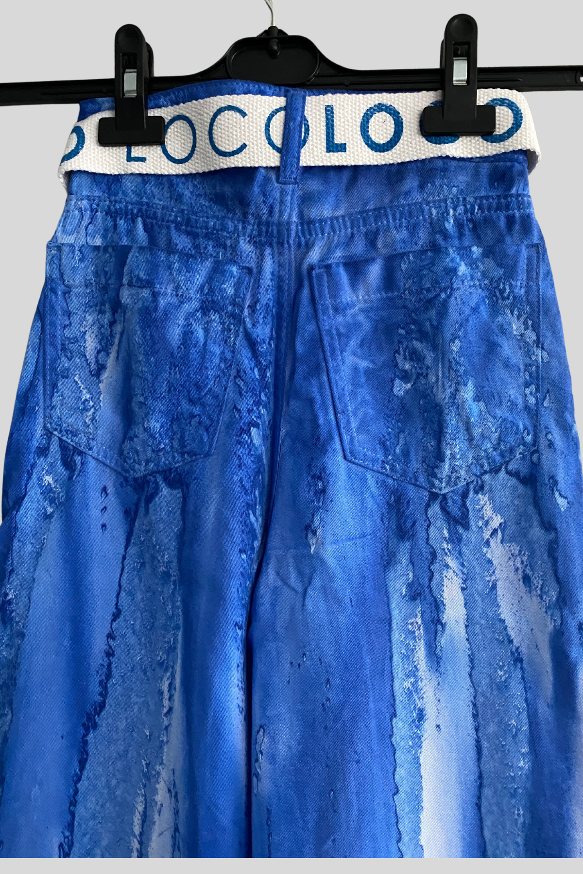 9-15 Yaş Kemerli Lüx Batik Pantolon Teenage Sax