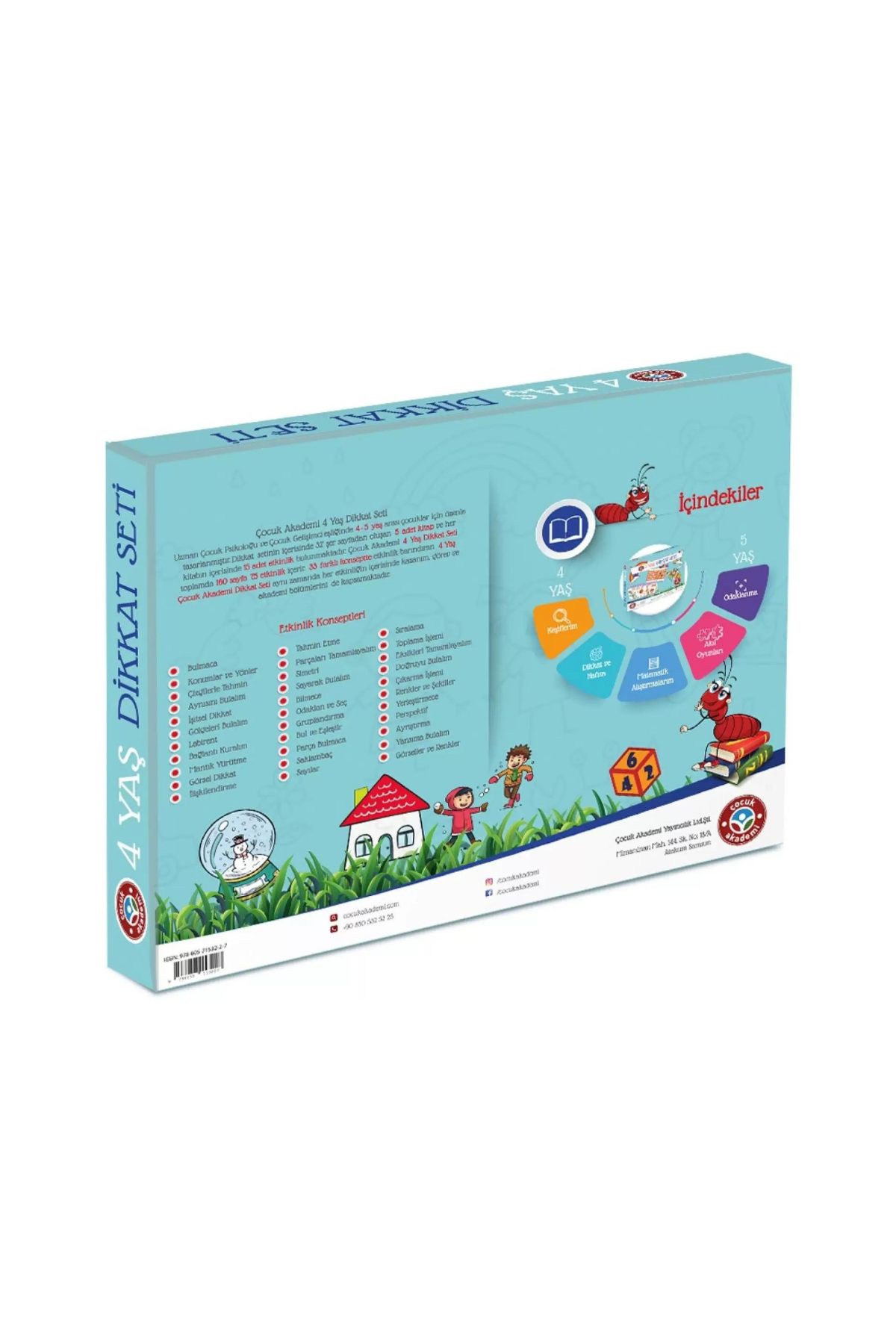 4 Yaş Dikkat Seti Çocuk Akademi