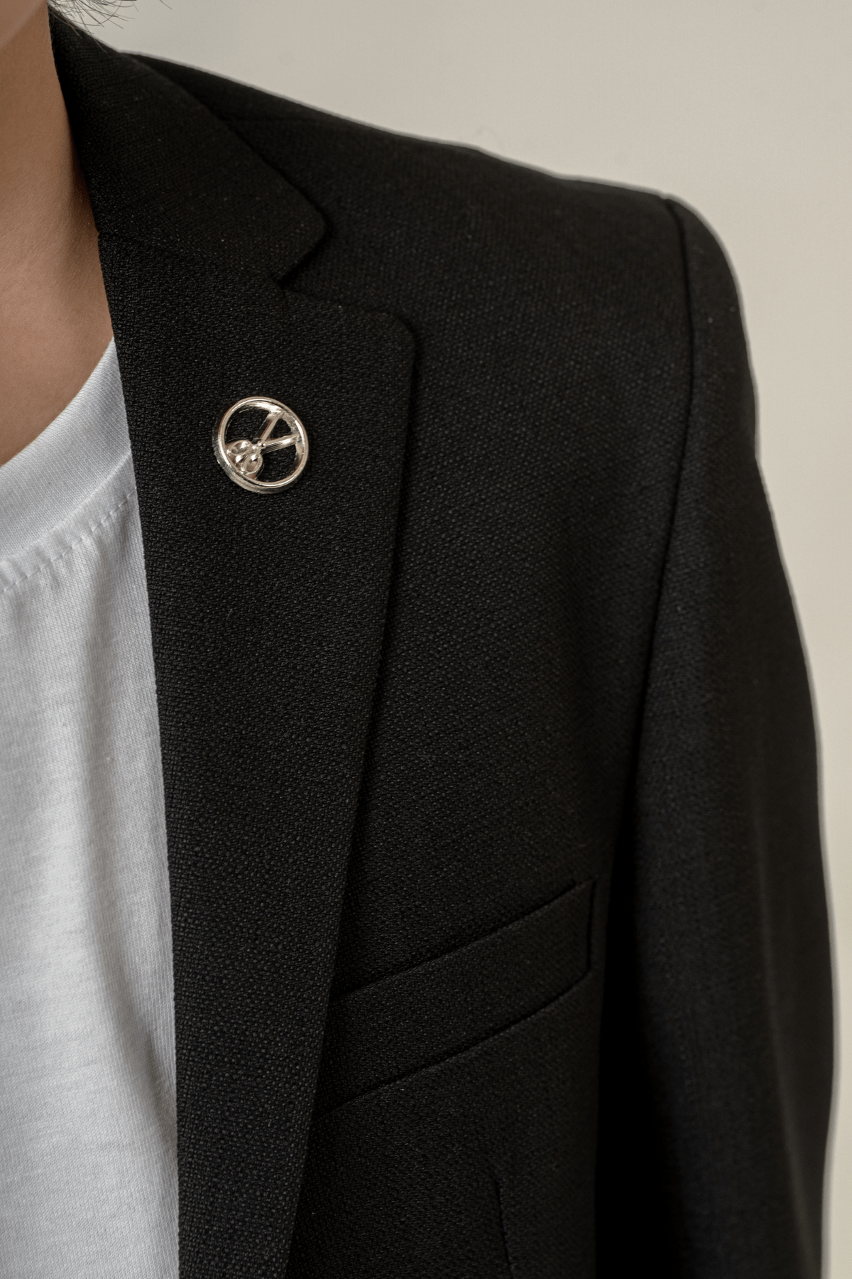 Milano Klasik Ceketli Tişörtlü Çocuk Takım Elbise Siyah