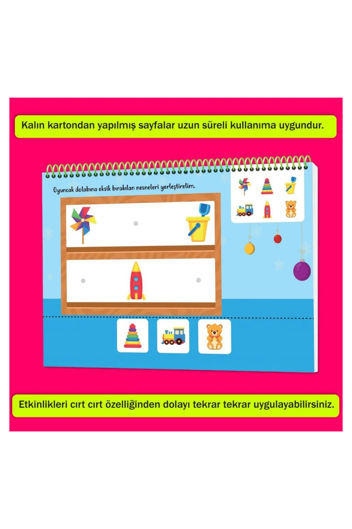 Konuşma ve Dikkati Geliştiren Cırt Cırtlı Etkinlik Kitabım: 3-5 yaş