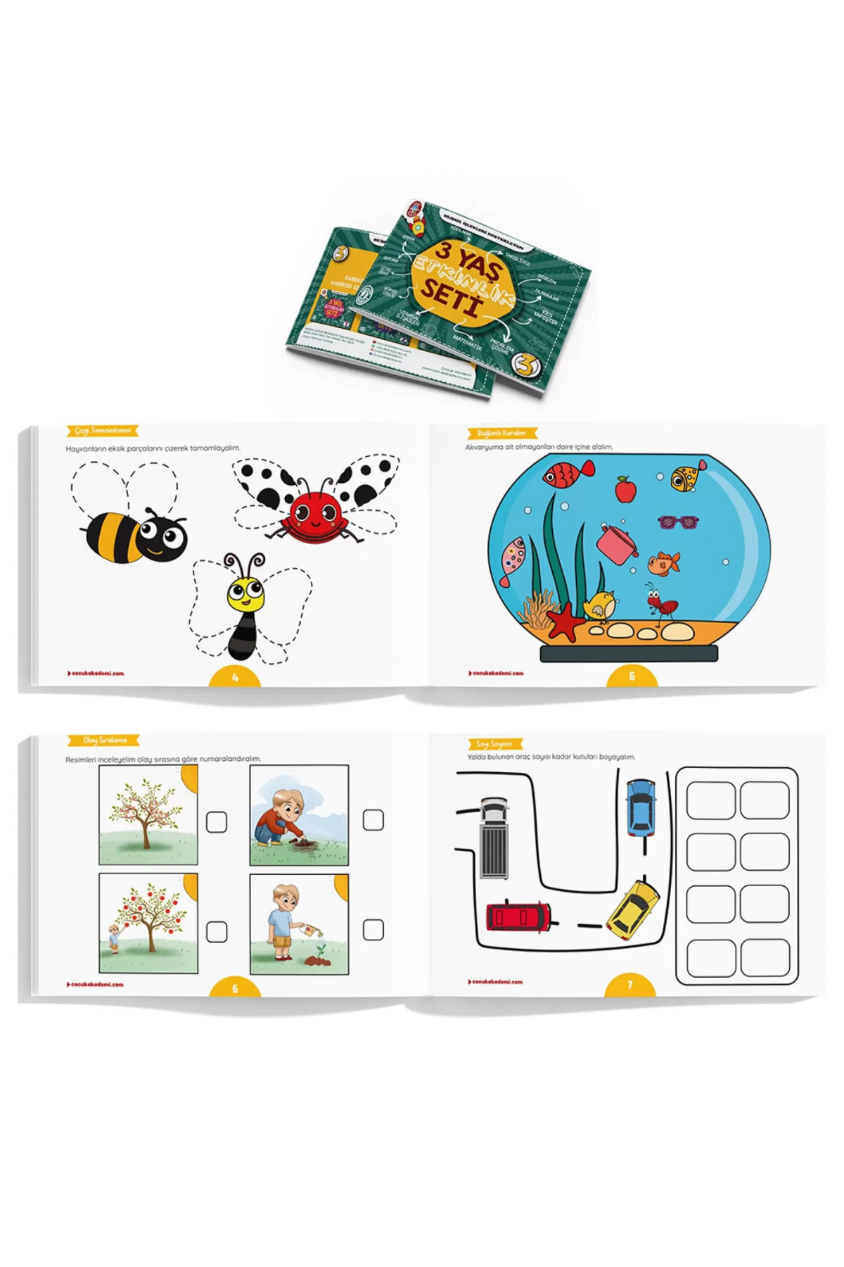3 Yaş Etkinlik Seti Çocuk Akademi