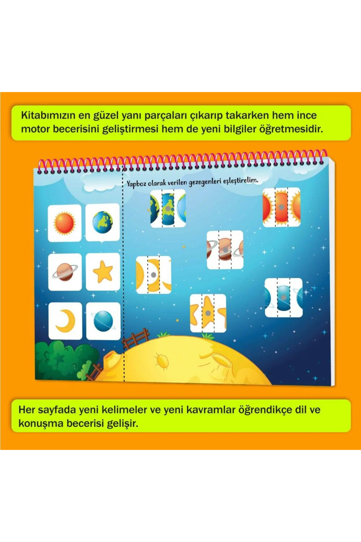 Konuşma ve Dikkati Geliştiren Cırt Cırtlı Etkinlik Kitabım: 2-4 yaş