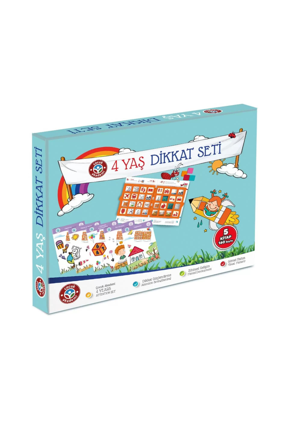 4 Yaş Dikkat Seti Çocuk Akademi