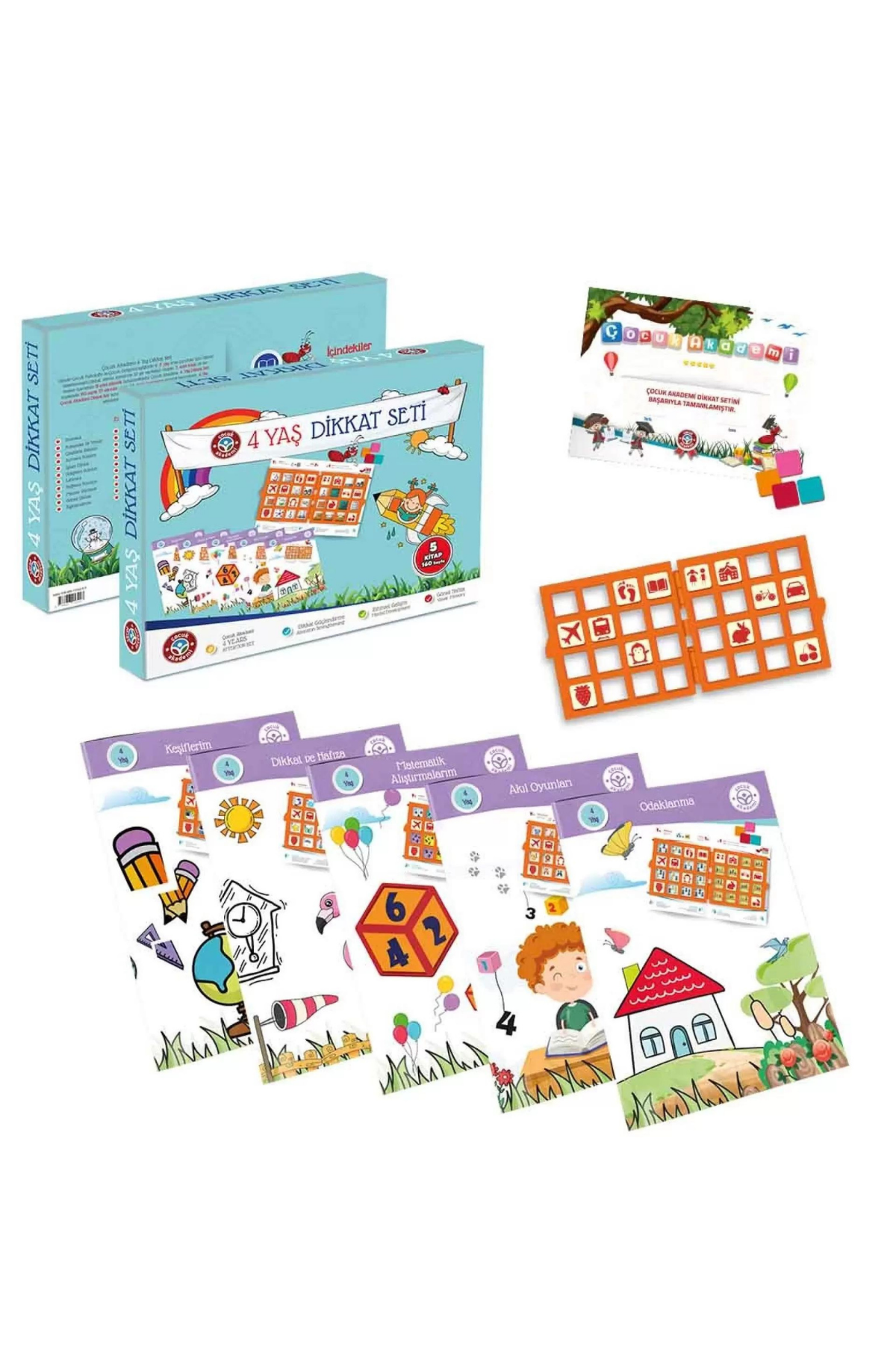 4 Yaş Dikkat Seti Çocuk Akademi