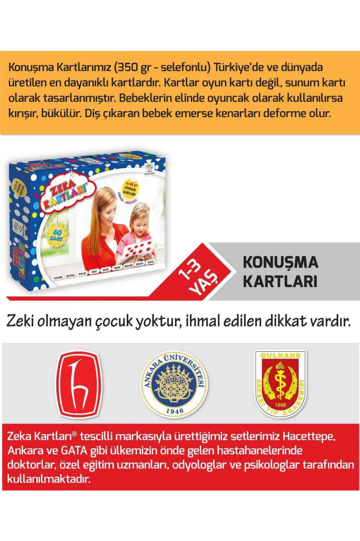 16-48 Ay Bebek Kavram Kartları – Konuşmayı Geliştiren Kartlar