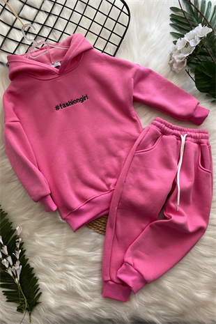 Fashion Girl Kız Çocuk Takım Pembe