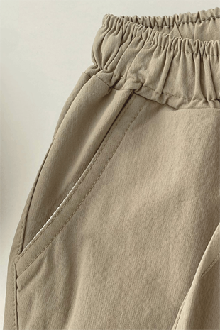 2-5 Yaş Nona Ceketli Keten Gömlekli Erkek Takım Elbise Çağla Yeşili