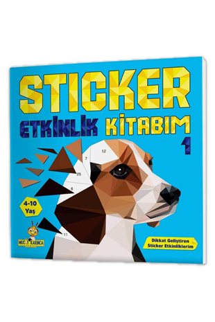 4+ Yaş Sticker Etkinlik Kitabım (Eğlenceli Sticker Etkinlikleriyle Dikkat Geliştirme)