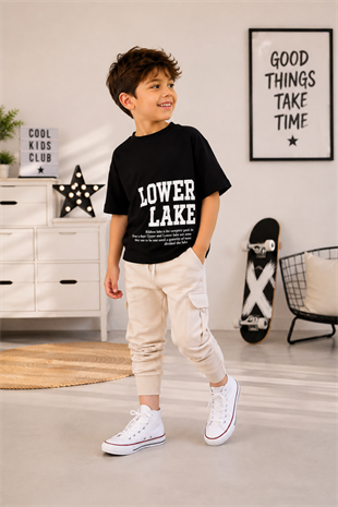 3-12 Yaş Cool Lower Kısa Kollu Erkek Çocuk Takım