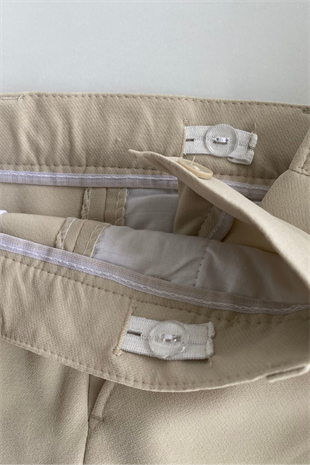 3-14 Yaş Saten Yaka Erkek Çocuk Takım Elbise Mezuniyet Bej