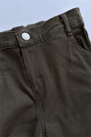 3-12 Yaş Future Gabardin Erkek Çocuk 3lü Takım Haki