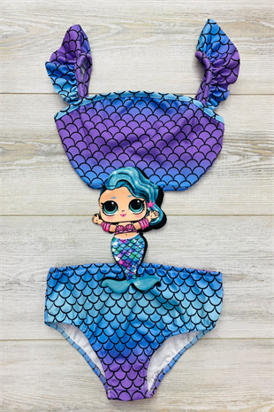 Lol Bebek Deniz Kızı Kız çocuk Mayokini