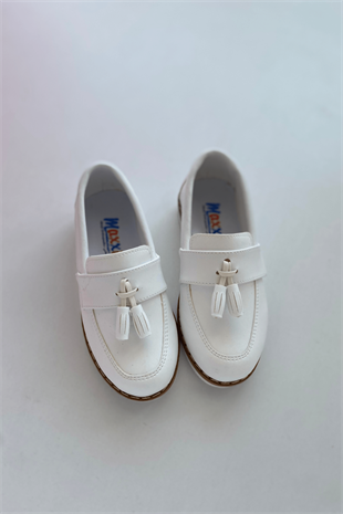 26-35 Numara Püskül Detay Erkek Çocuk Ayakkabı