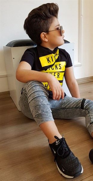 Kicks Over Fular Detay Erkek Çocuk Takım