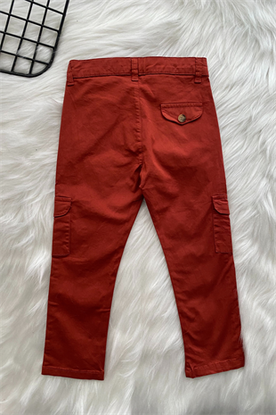 Kareli Gömlek Kargo Pantolon Erkek Çocuk Takım