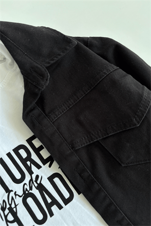 3-12 Yaş Future Gabardin Erkek Çocuk 3lü Takım Siyah