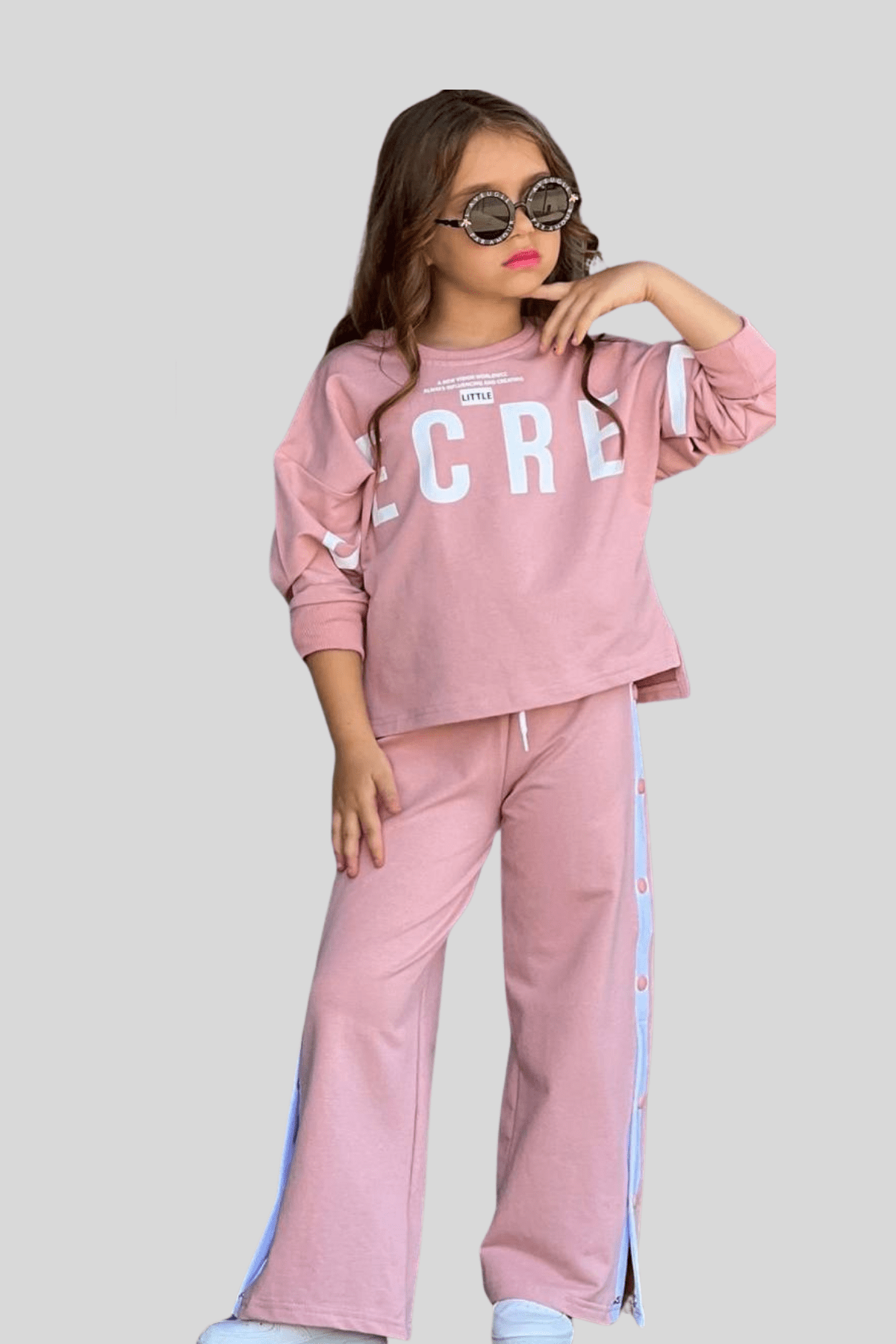 5-14 Yaş Secret Çıtçıtlı Kız Çocuk Takım Pudra