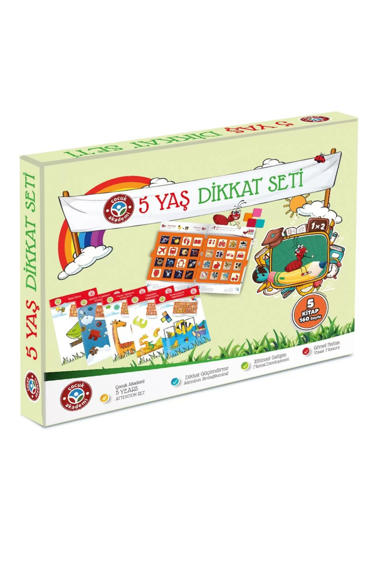 5 Yaş Dikkat Seti Çocuk Akademi