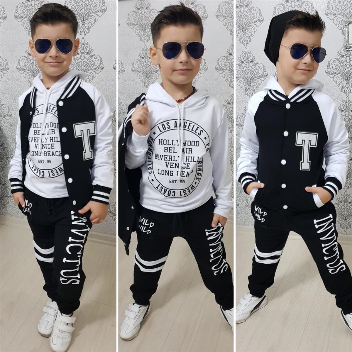Black Boys 4lü Erkek Çocuk Takım
