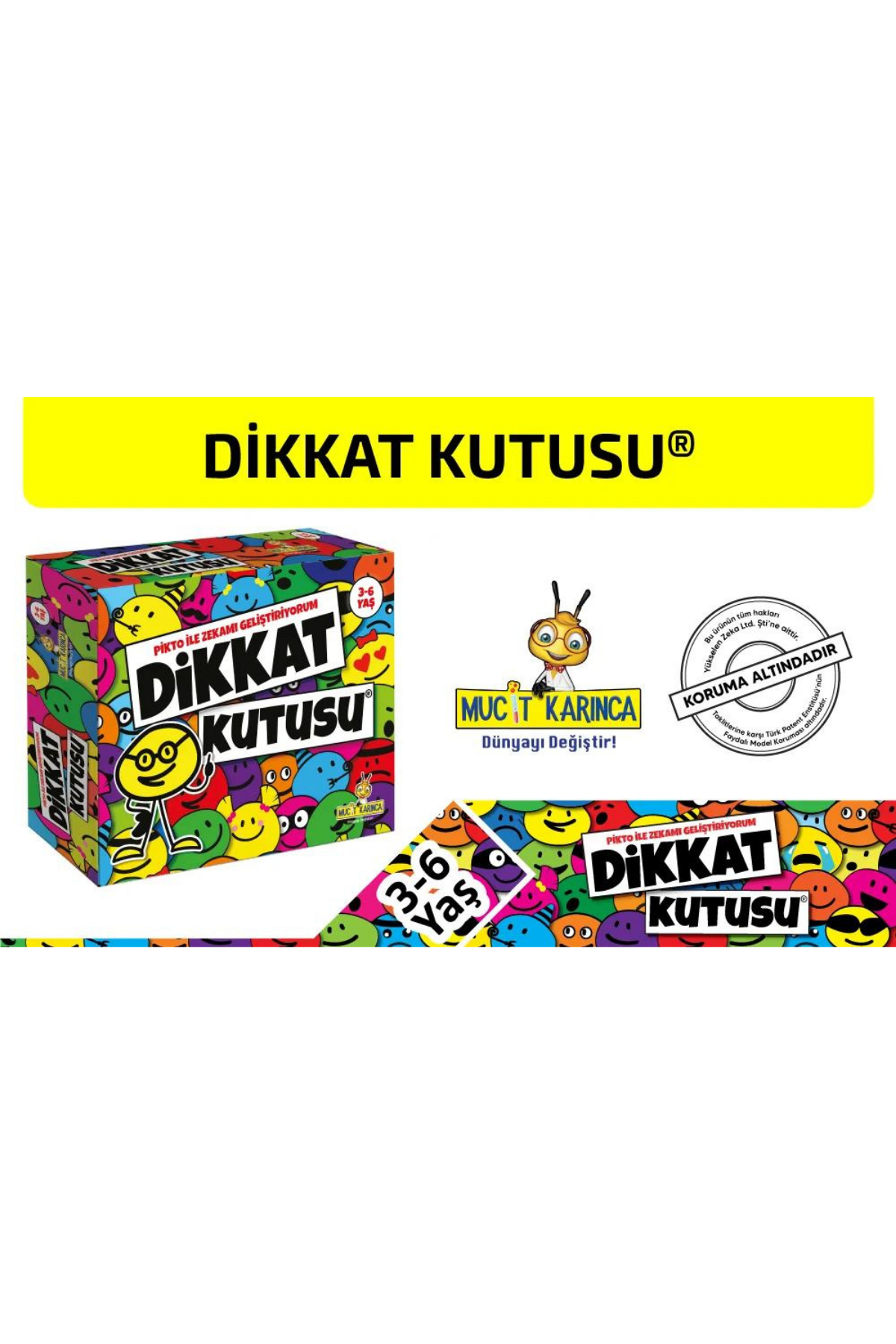 Dikkat Kutusu 3-6 Yaş – Pikto İle Zekamı Geliştiriyorum