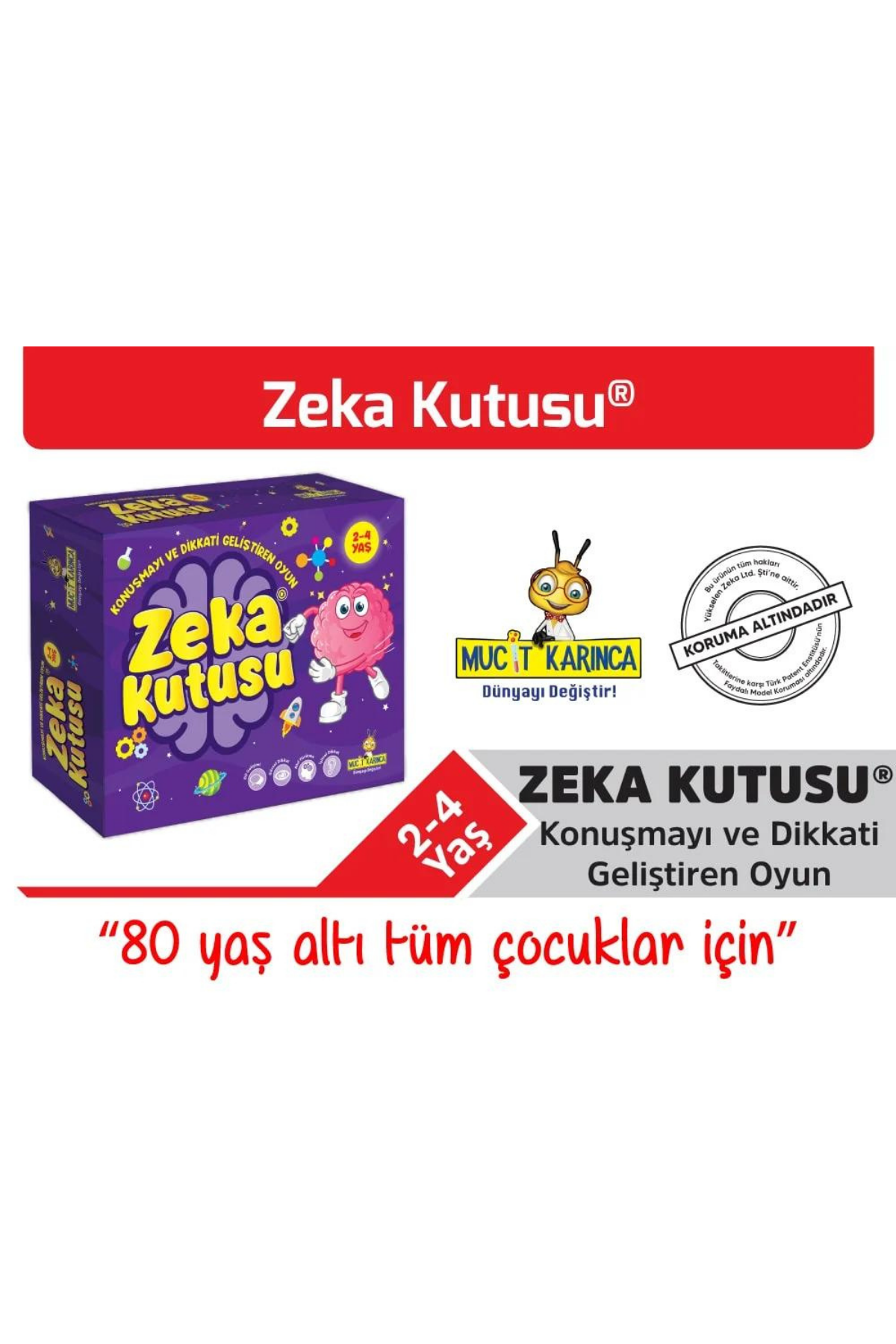 Zeka Kutusu – Konuşmayı ve Dikkati Geliştiren Oyuncak (2-4 Yaş)